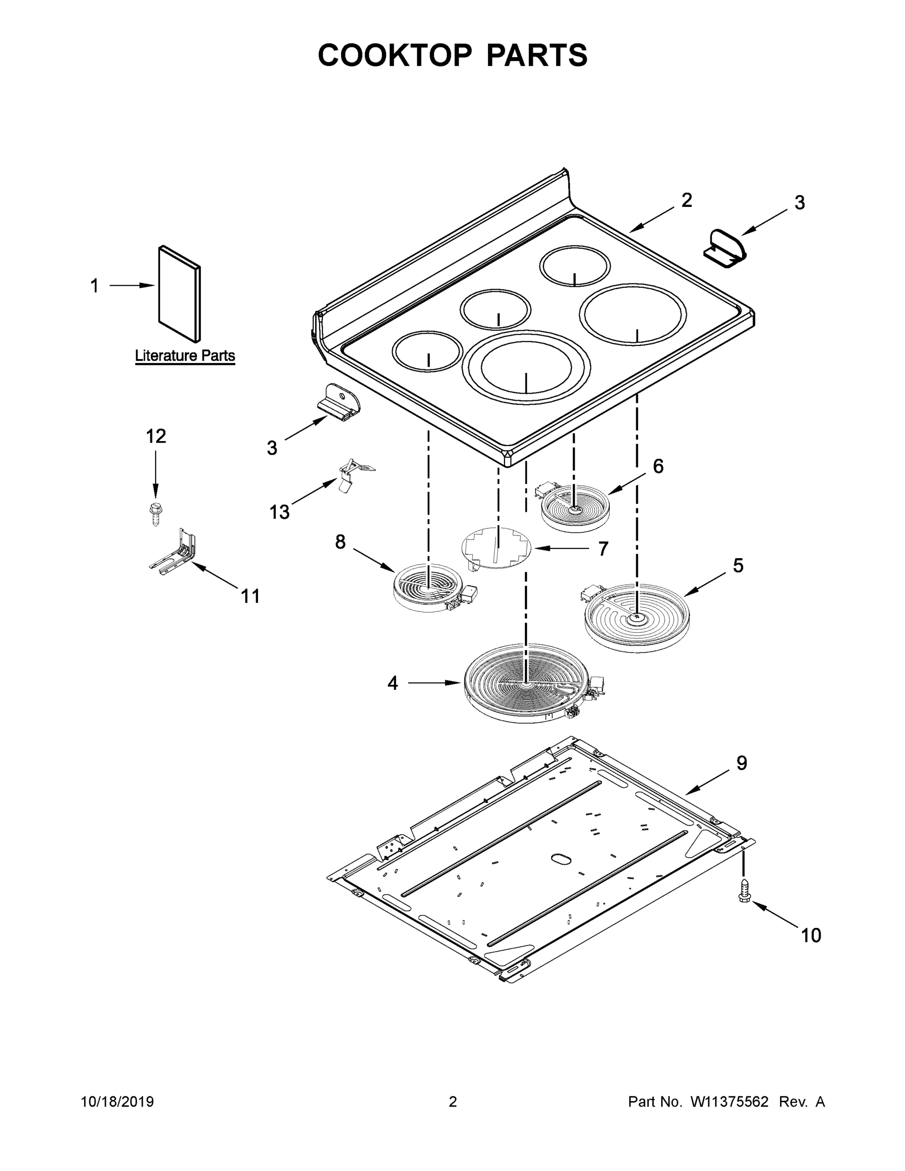 02 - COOKTOP PARTS