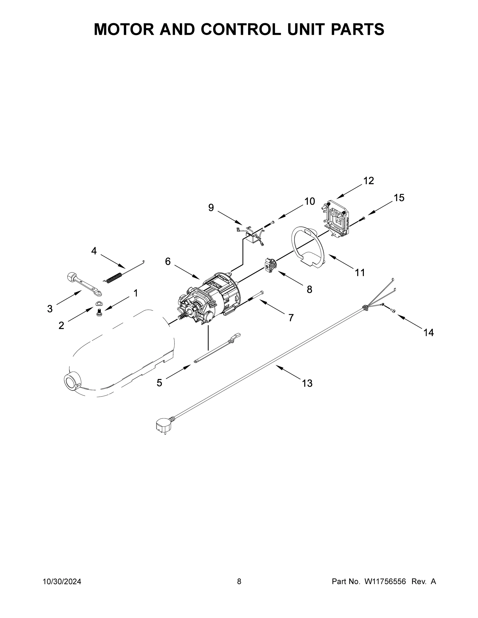05 - MOTOR AND CONTROL UNIT PARTS