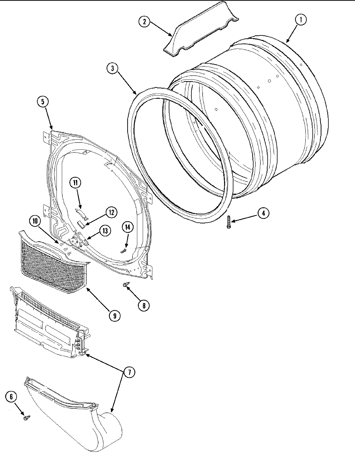 04 - FRONT BULKHEAD, AIR DUCT & CYLINDER