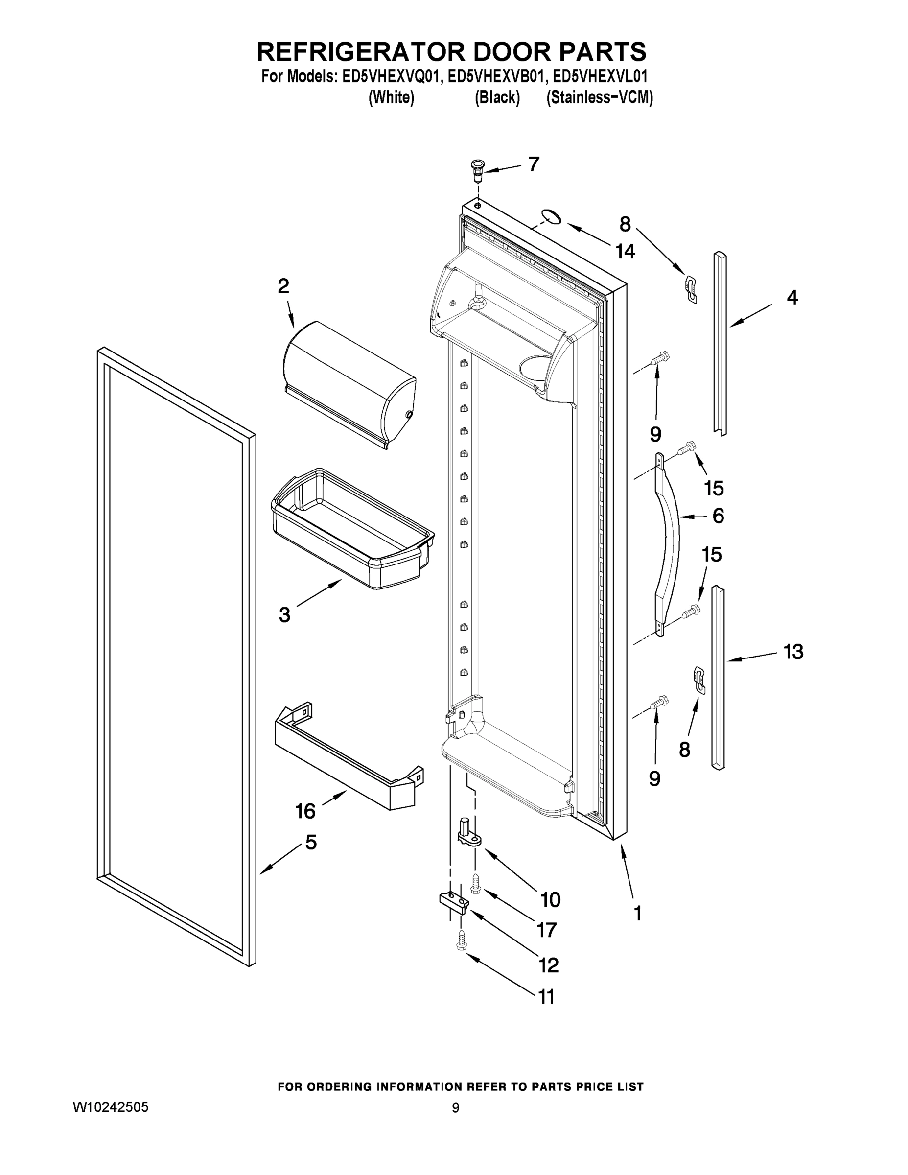06 - REFRIGERATOR DOOR PARTS