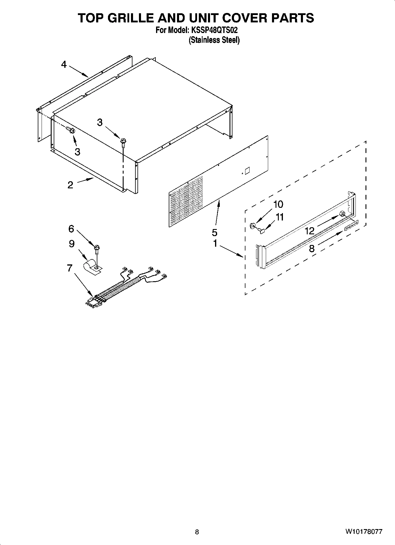 06 - TOP GRILLE AND UNIT COVER PARTS