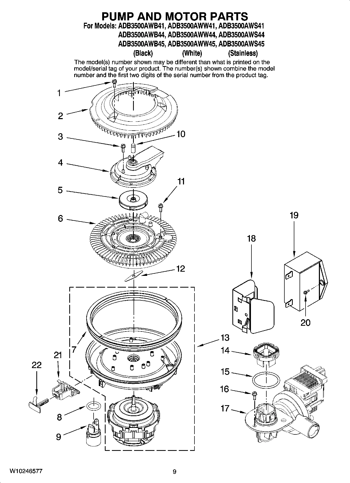 08 - PUMP AND MOTOR PARTS