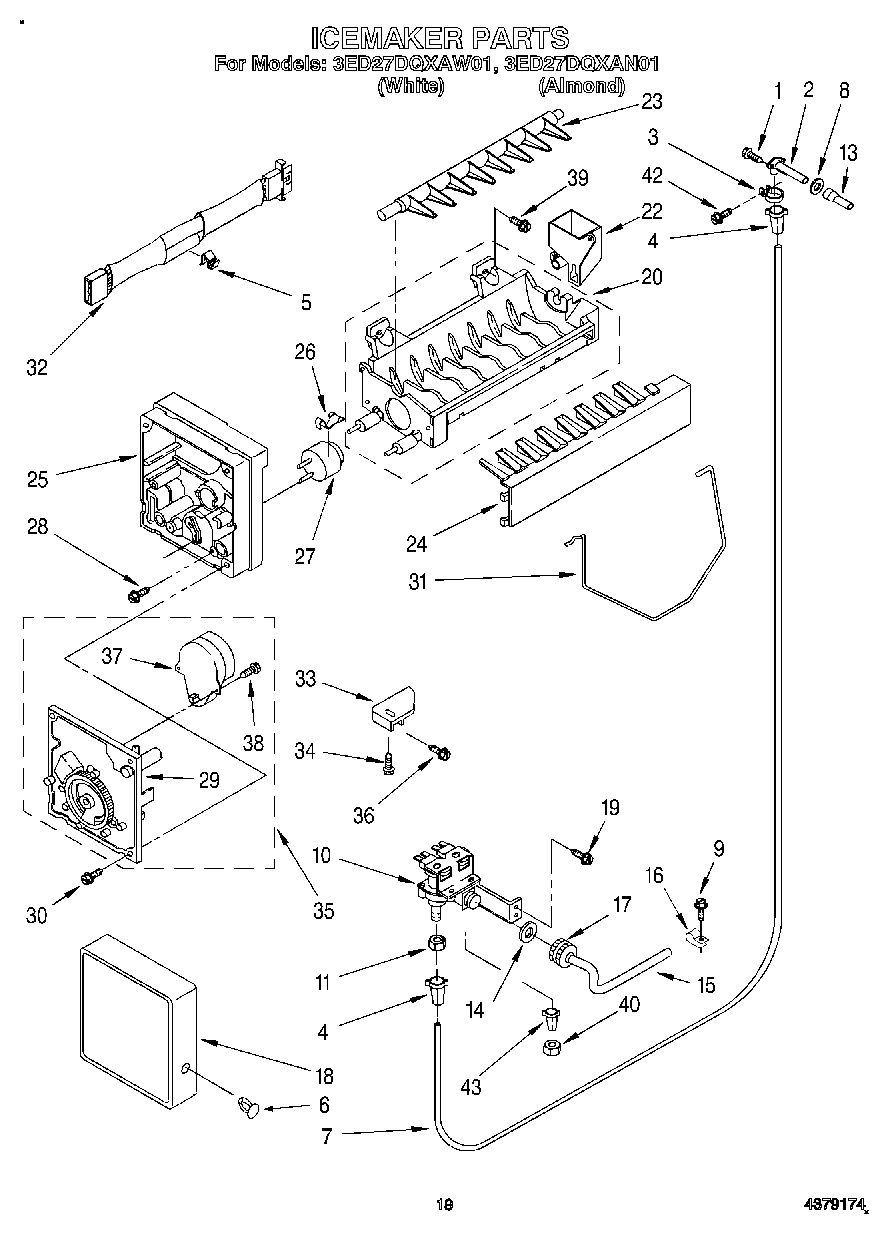 12 - ICEMAKER, LIT/OPTIONAL