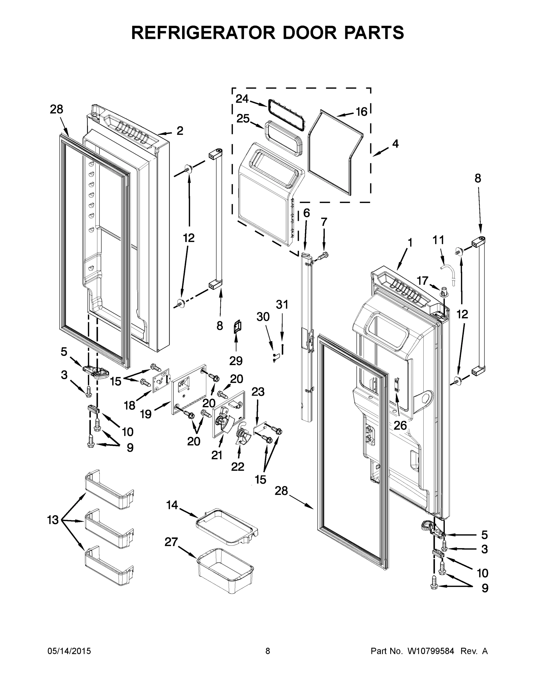 05 - REFRIGERATOR DOOR PARTS