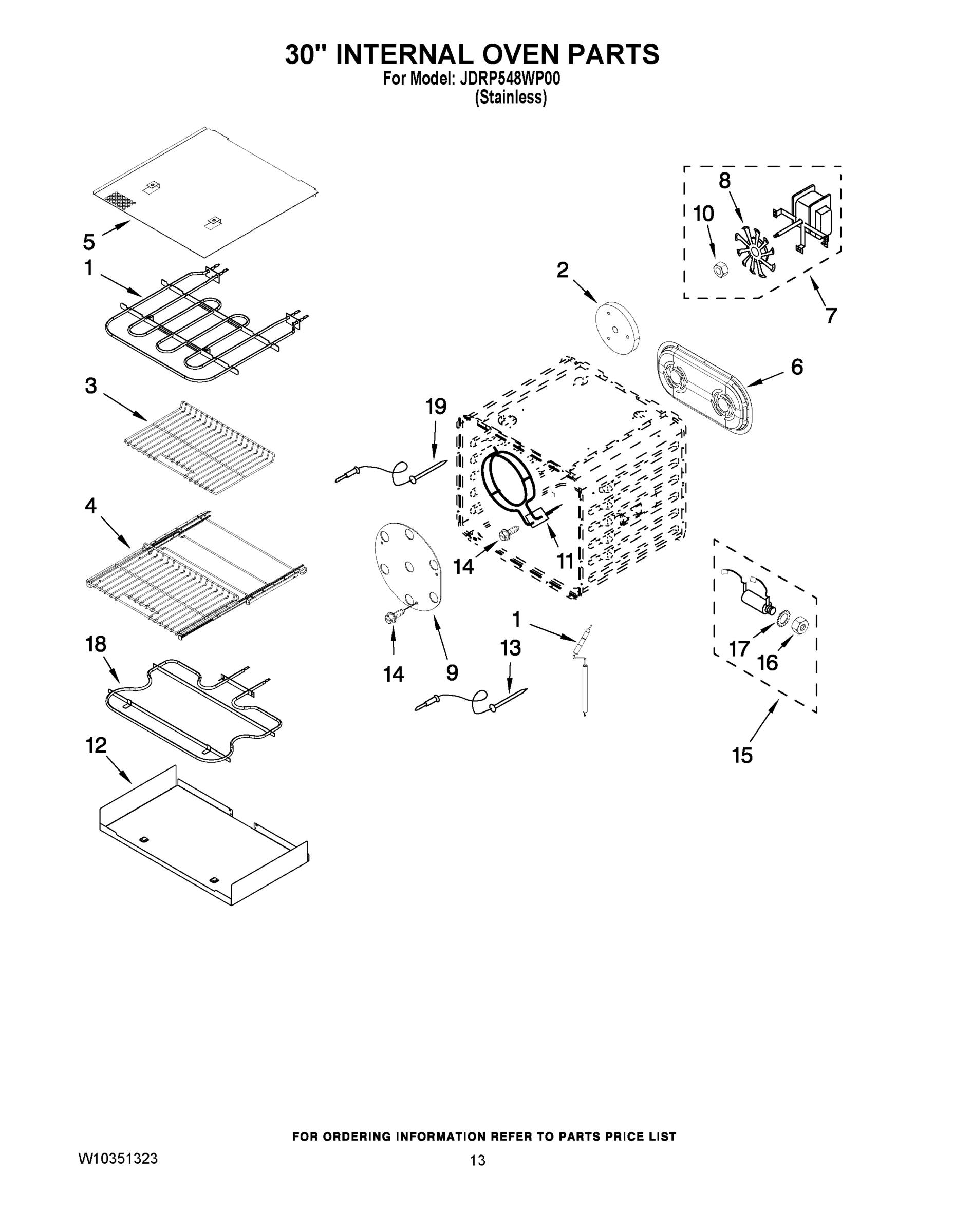 09 - 30`` INTERNAL OVEN PARTS