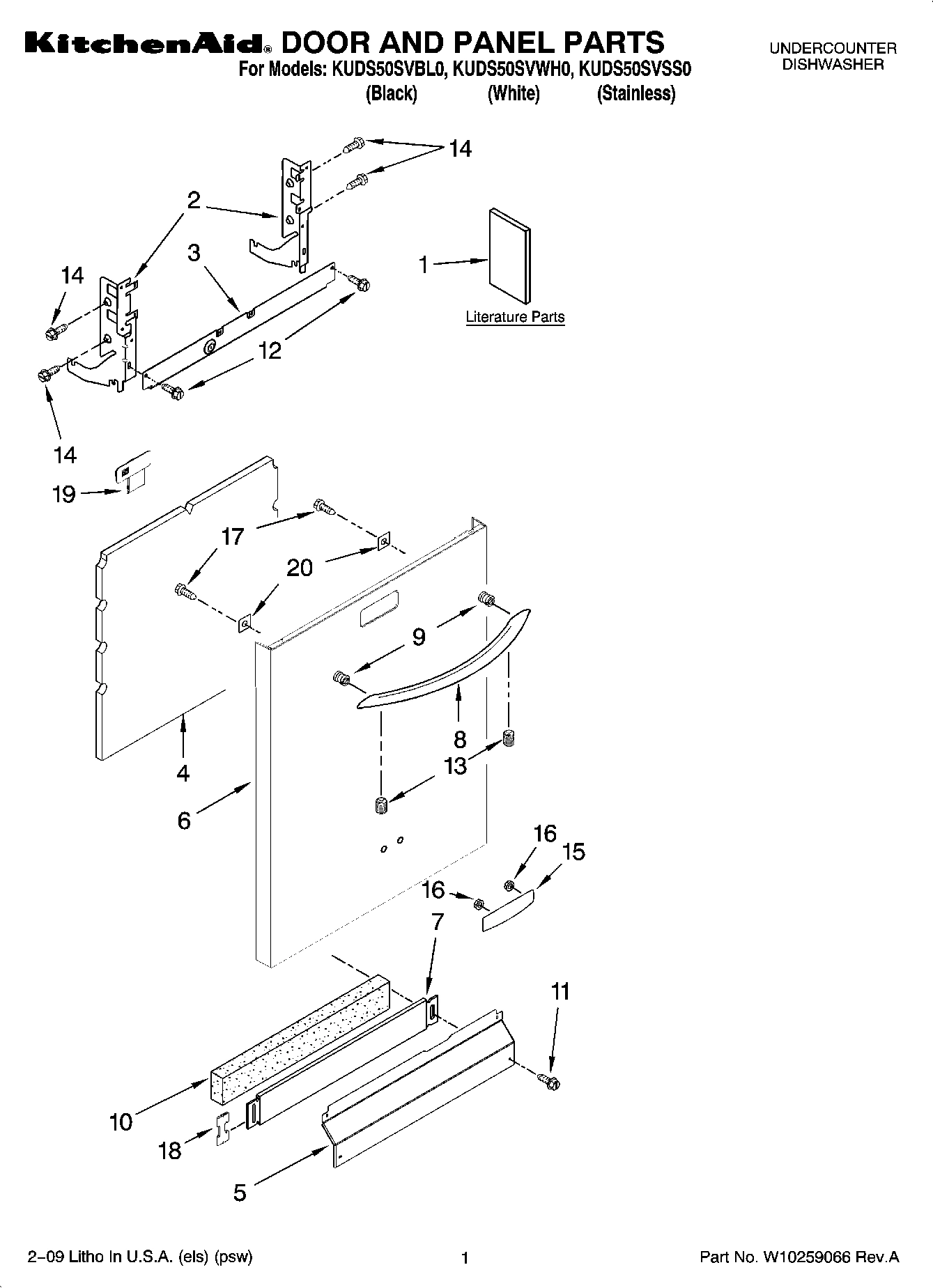 01 - DOOR AND PANEL PARTS