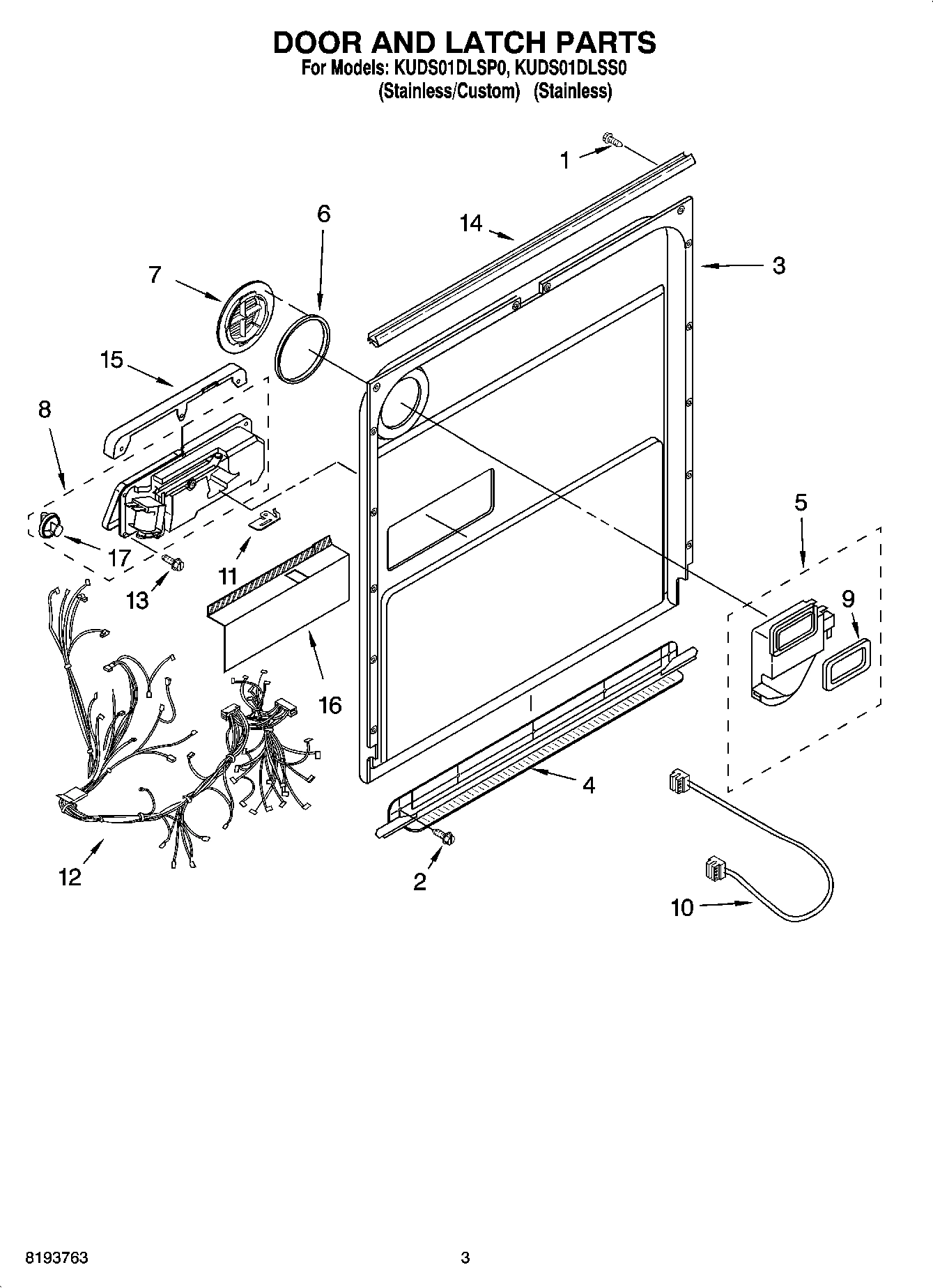 03 - DOOR AND LATCH PARTS