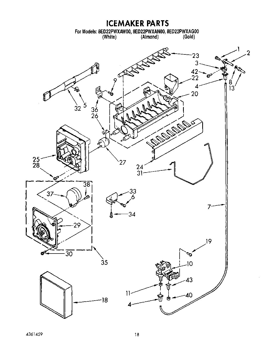 12 - ICEMAKER, LIT/OPTIONAL