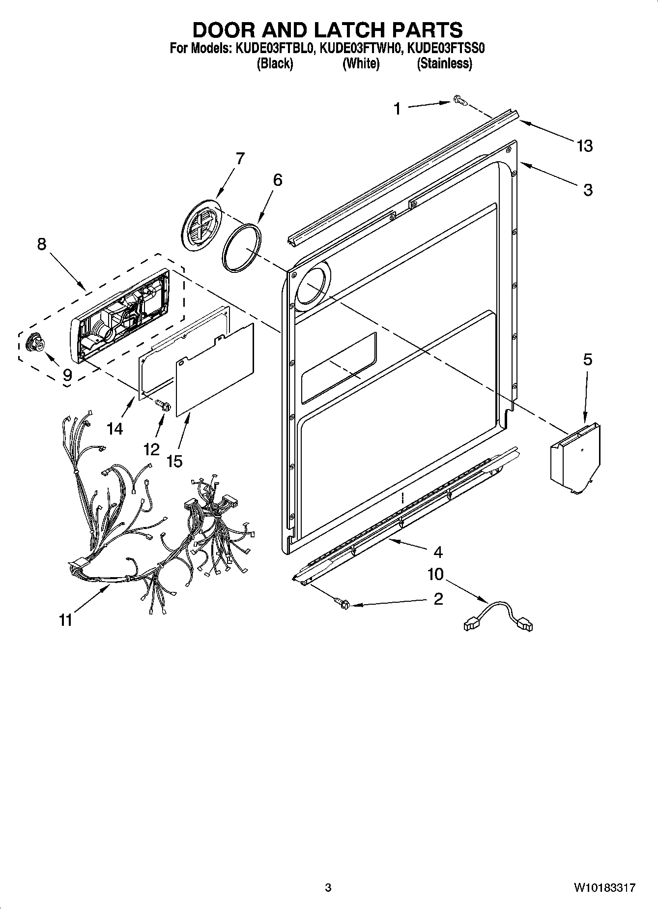 03 - DOOR AND LATCH PARTS