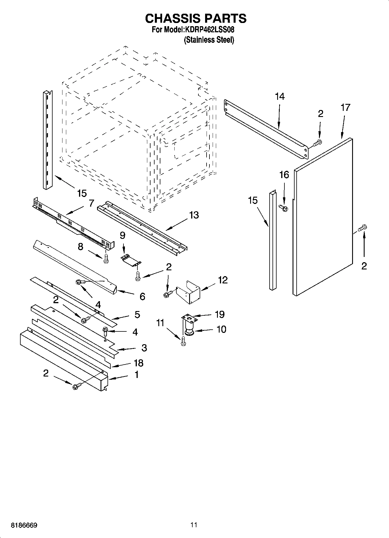 08 - CHASSIS PARTS, OPTIONAL PARTS