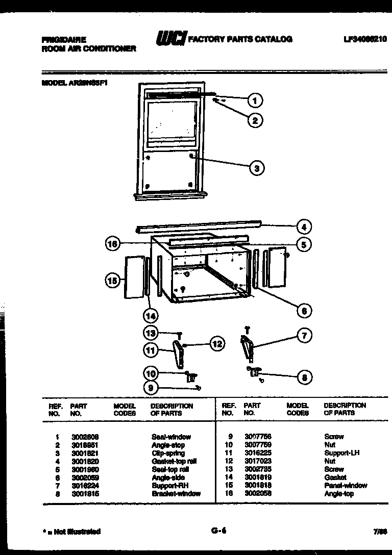 06 - WINDOW MOUNTING PARTS