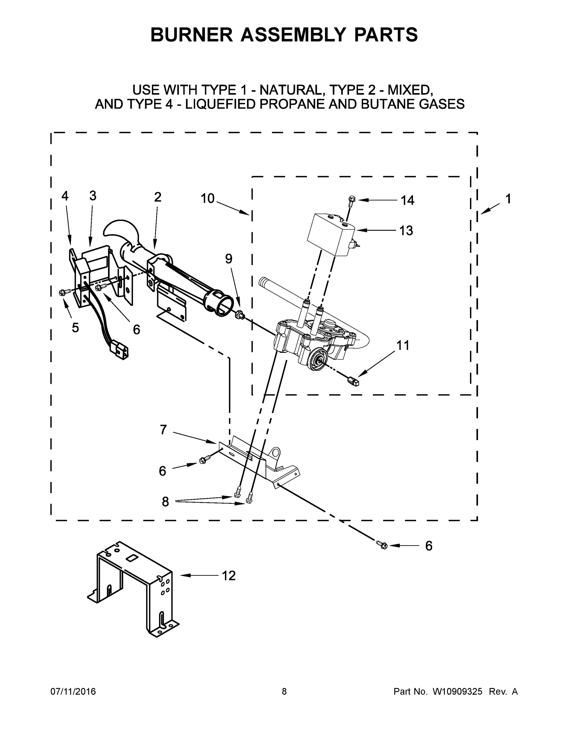 05 - BURNER ASSEMBLY PARTS
