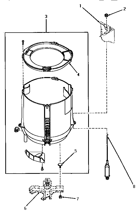 09 - OUTER TUB AND SNUBBER ASSY