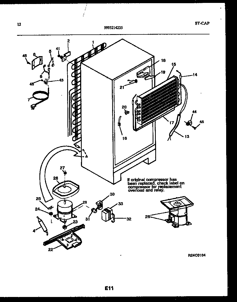 07 - SYSTEM AND AUTOMATIC DEFROST PARTS