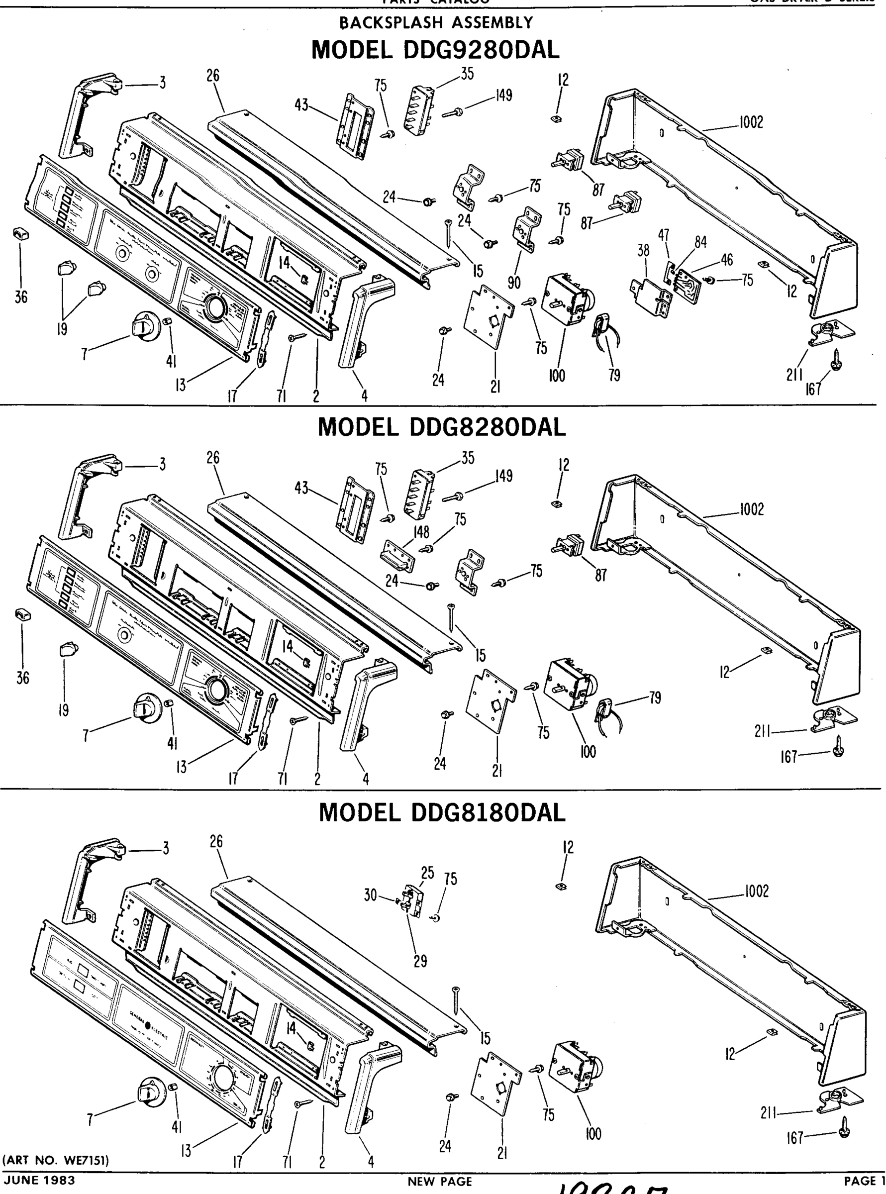 BACKSPLASH ASSEMBLY