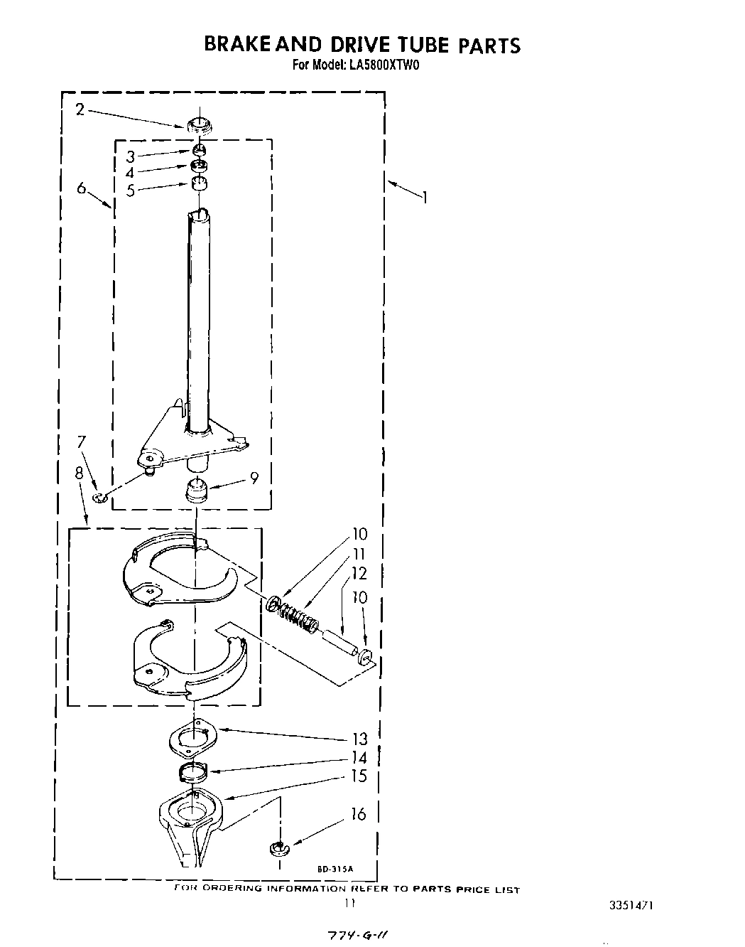 09 - BRAKE AND DRIVE TUBE