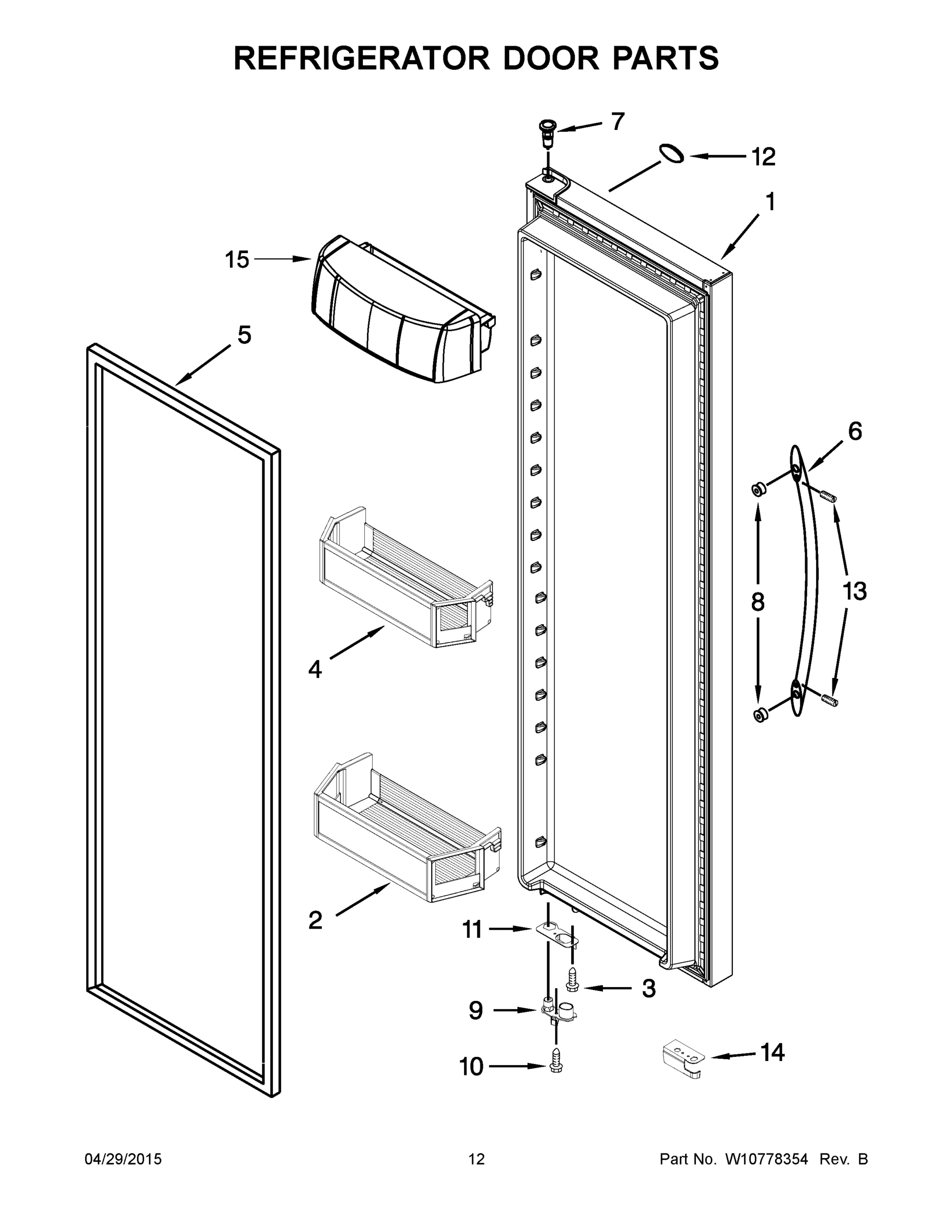 07 - REFRIGERATOR DOOR PARTS