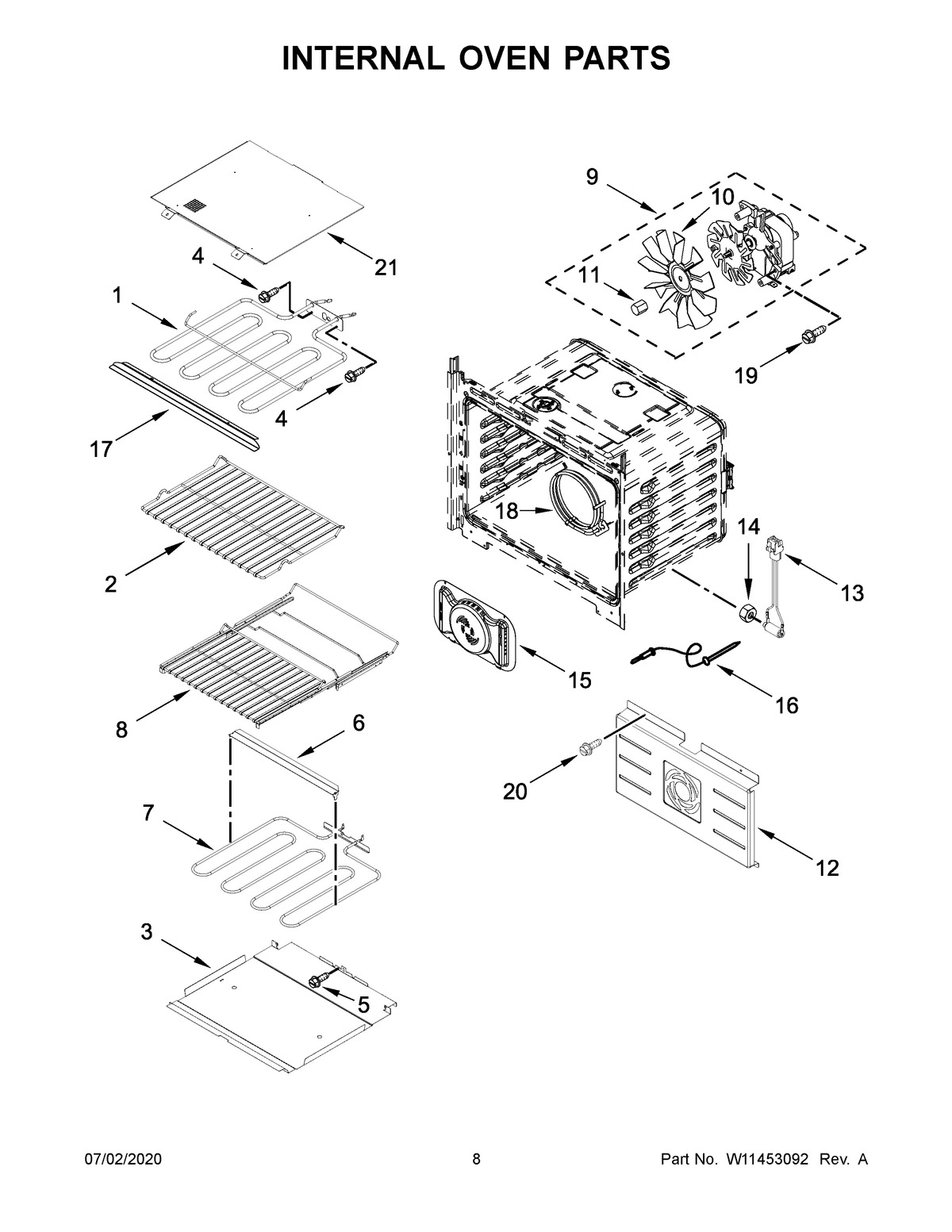 05 - INTERNAL OVEN PARTS