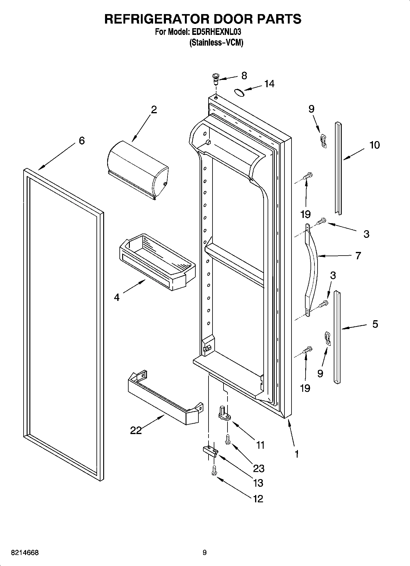 06 - REFRIGERATOR DOOR PARTS