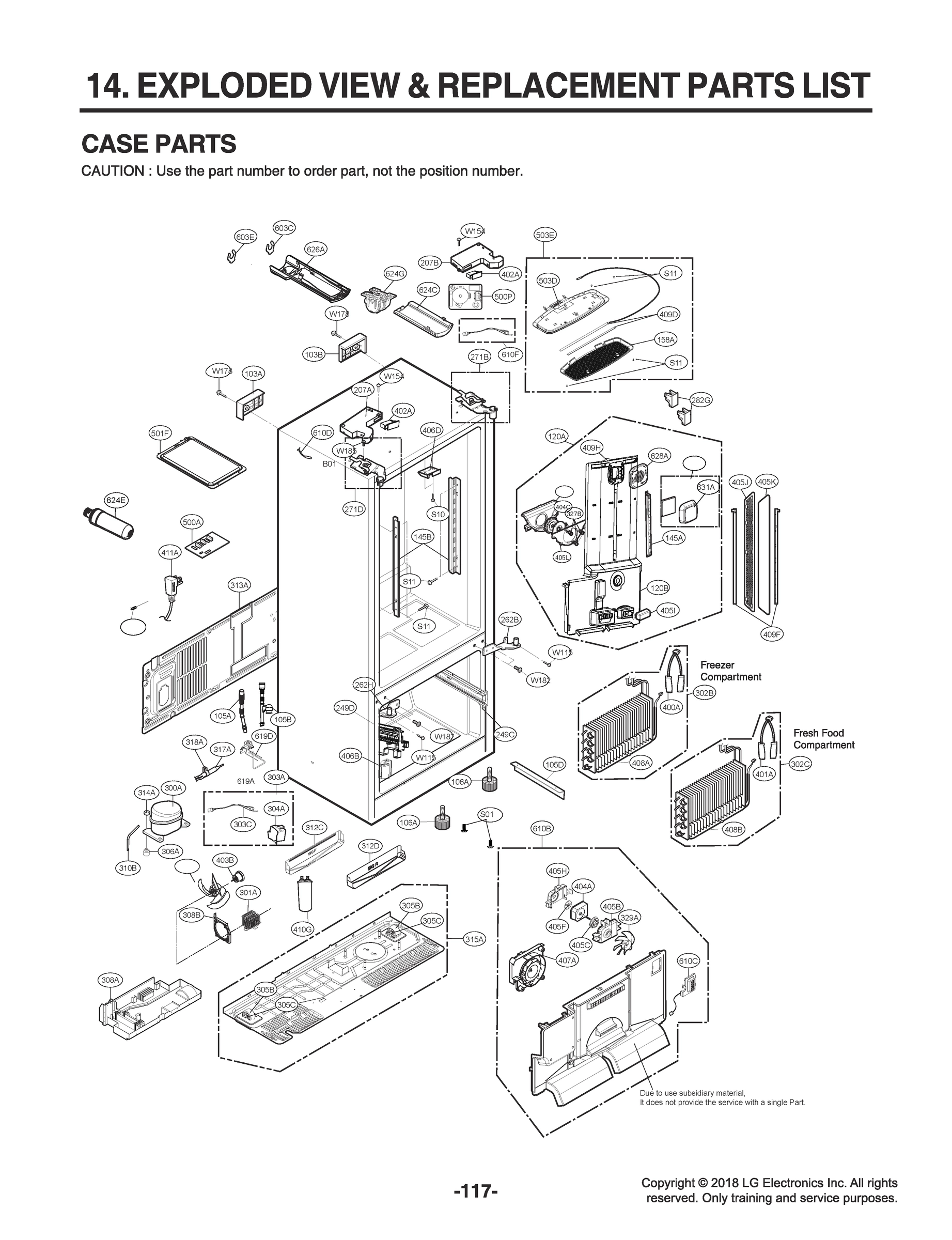 CASE PARTS