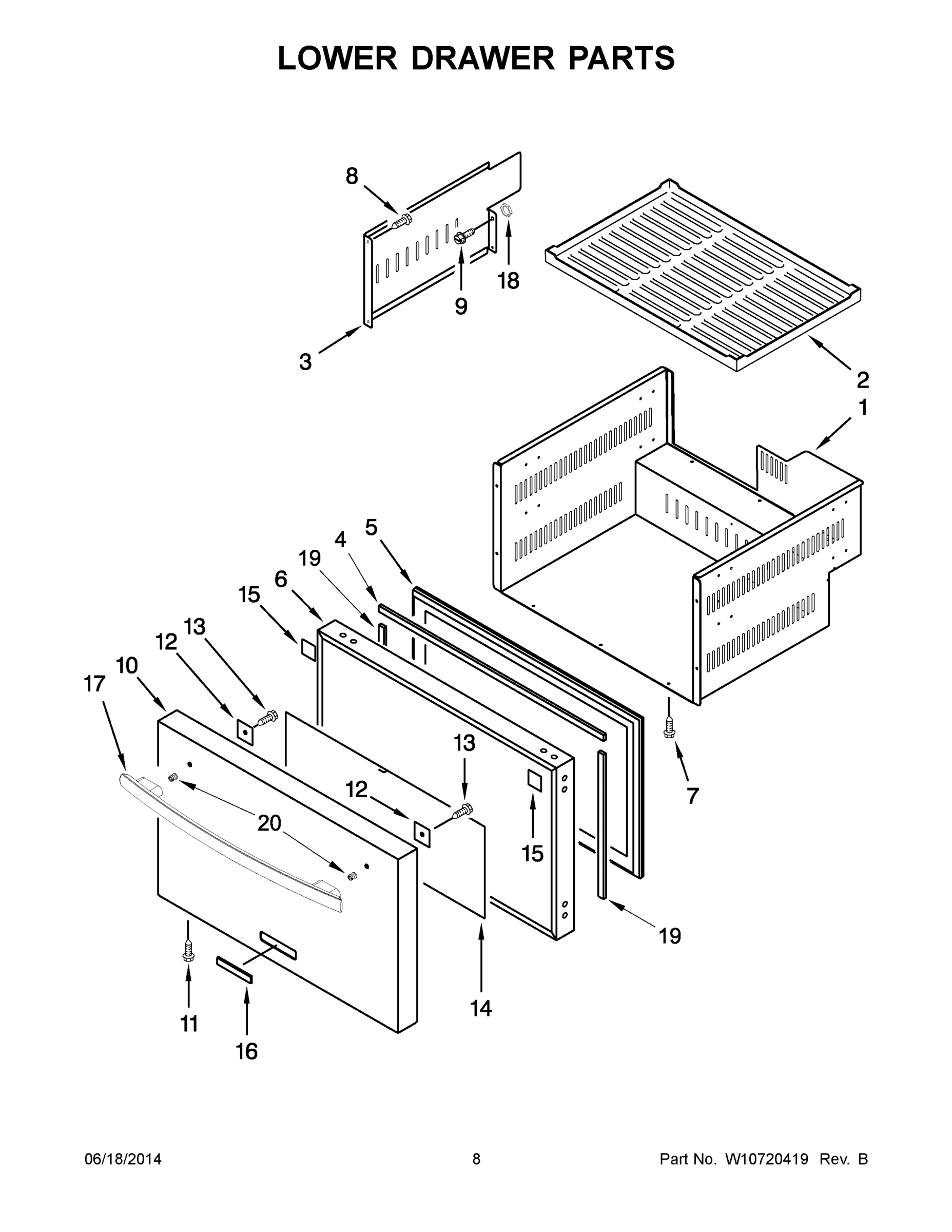 05 - LOWER DRAWER PARTS