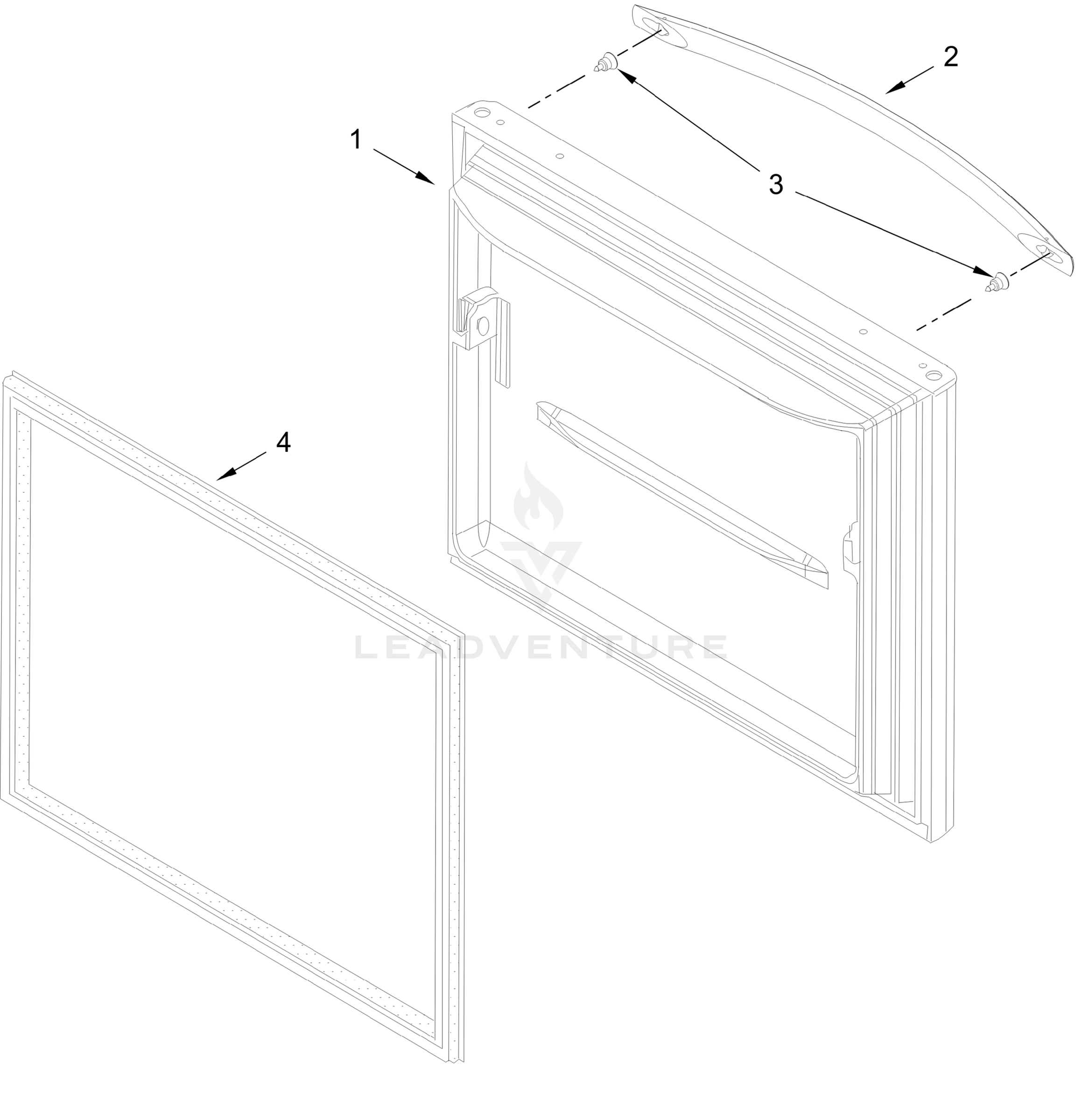 FREEZER DOOR PARTS