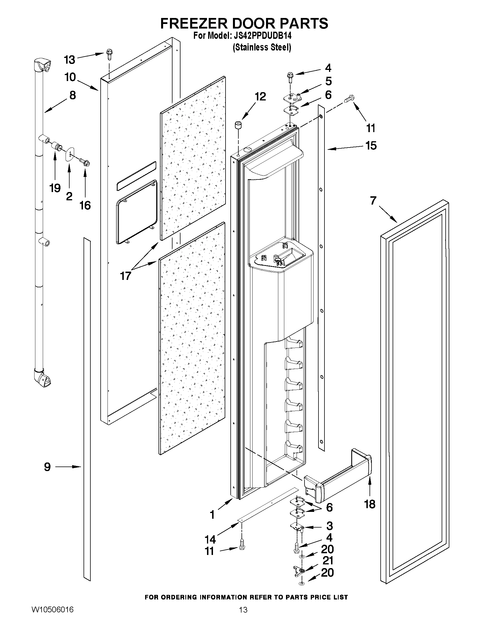 09 - FREEZER DOOR PARTS