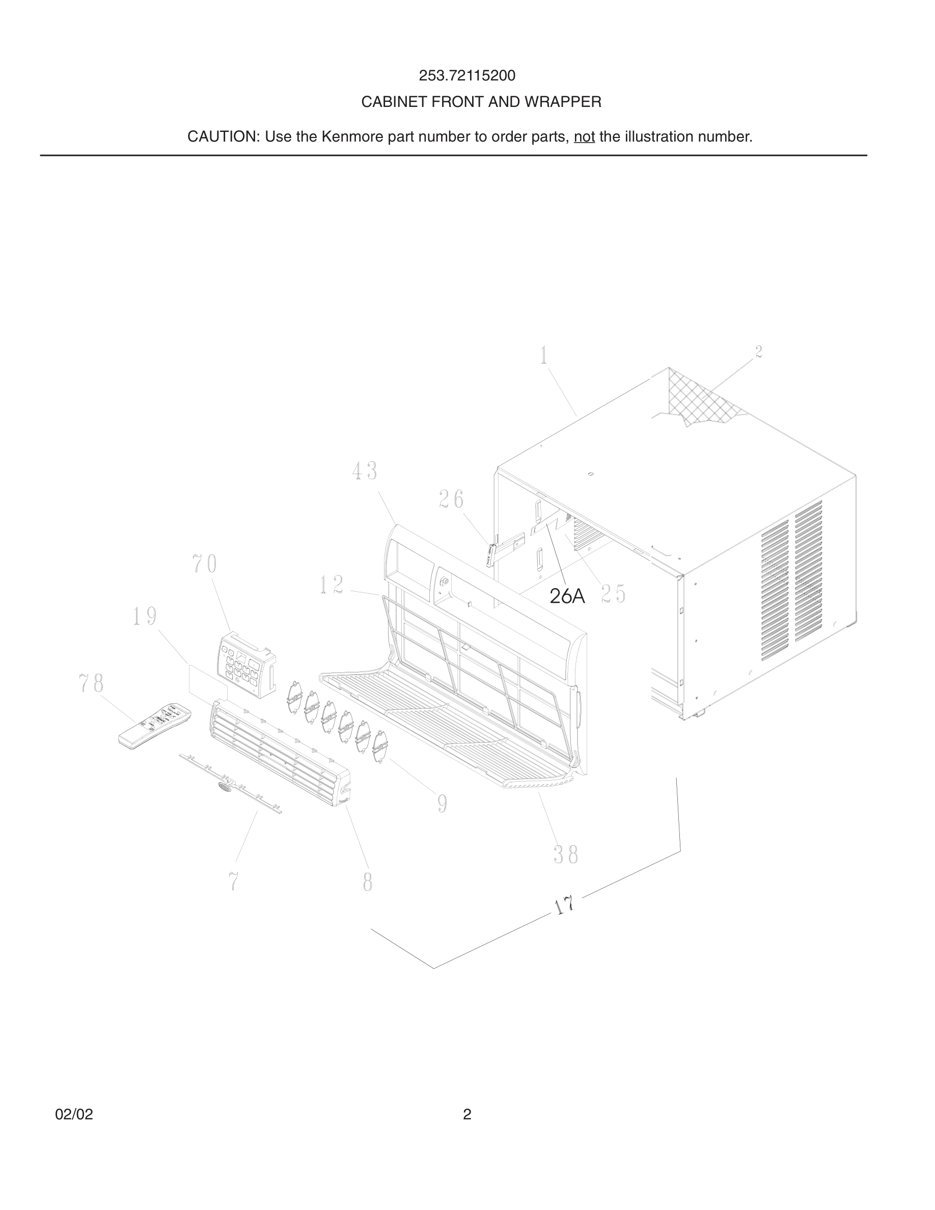 03 - CABINET FRONT AND WRAPPER