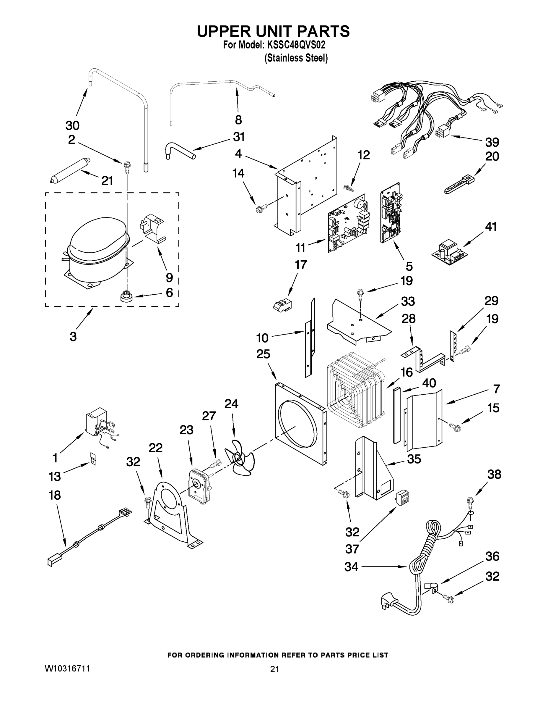 13 - UPPER UNIT PARTS