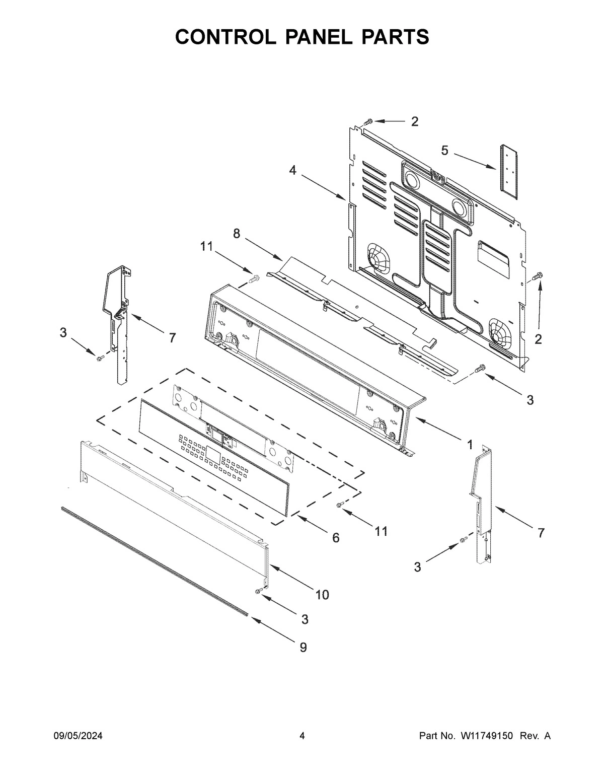 03 - CONTROL PANEL PARTS