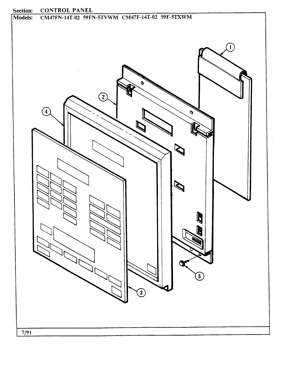 02 - CONTROL PANEL (CM47F-14T-02)