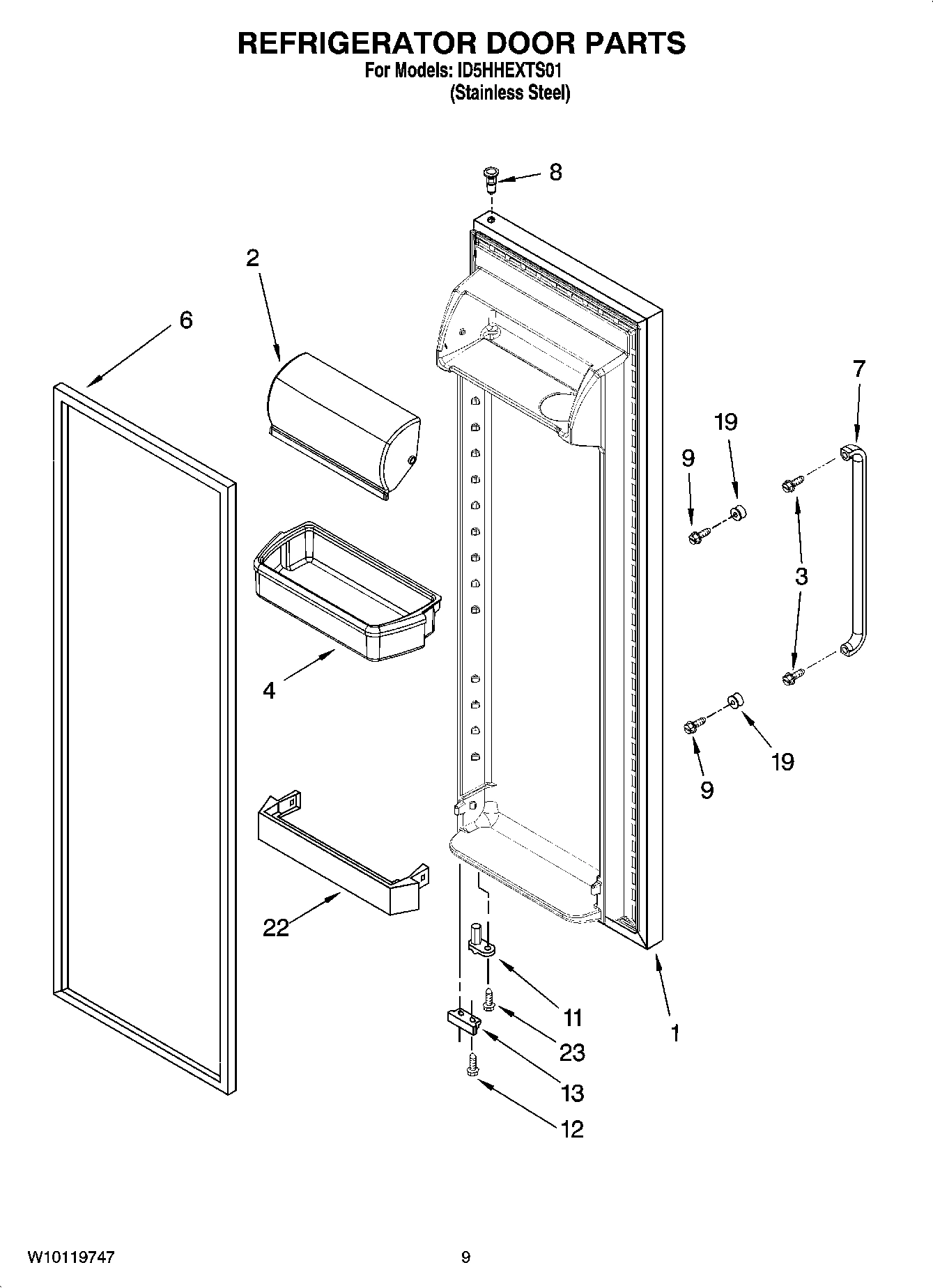 06 - REFRIGERATOR DOOR PARTS