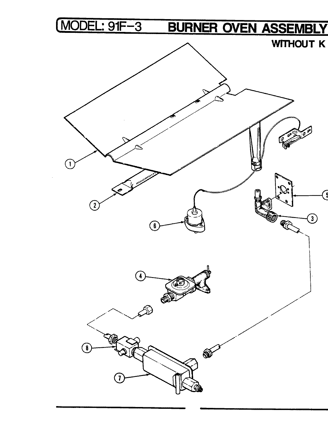 05 - OVEN BURNER ASSEMBLY