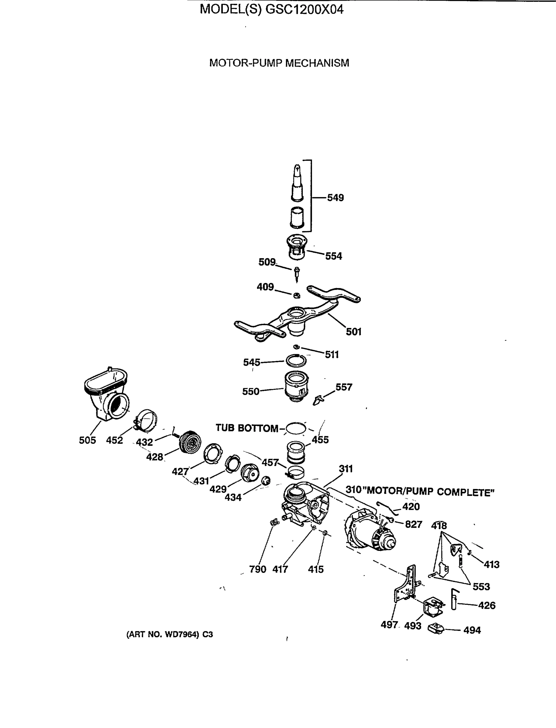 MOTOR-PUMP MECHANISM