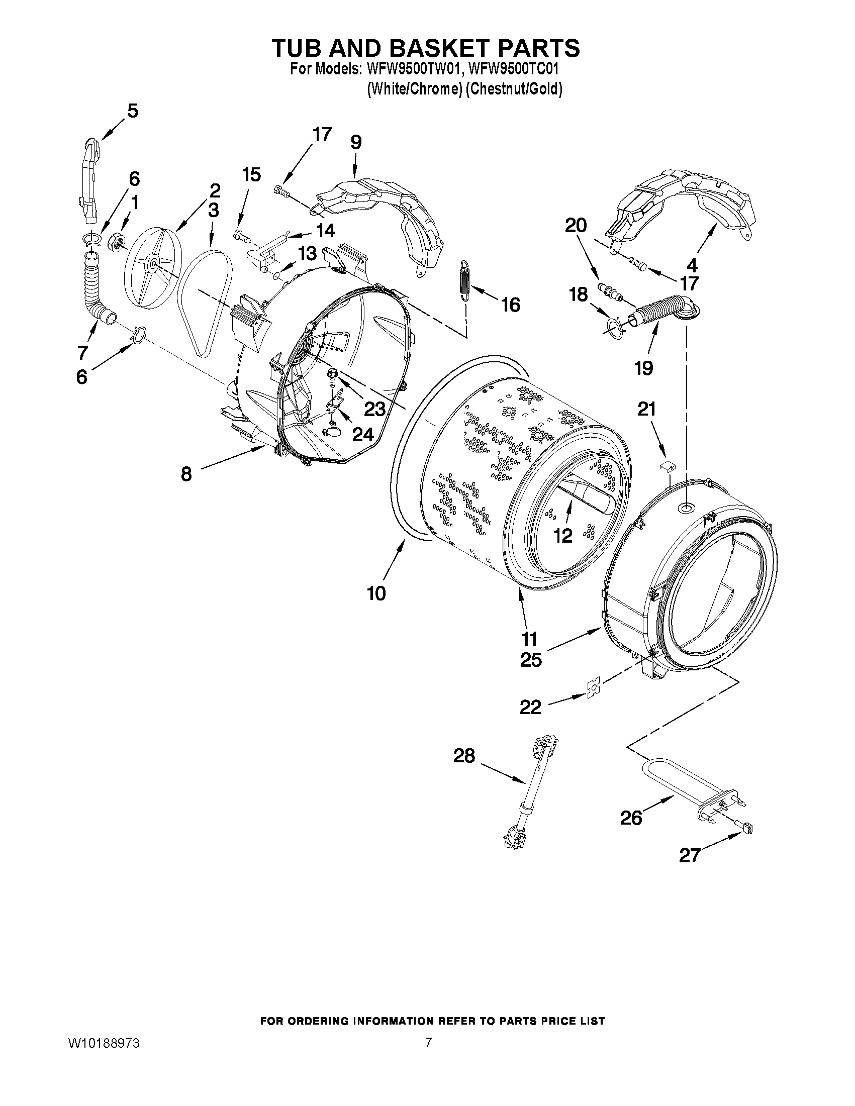 05 - TUB AND BASKET PARTS