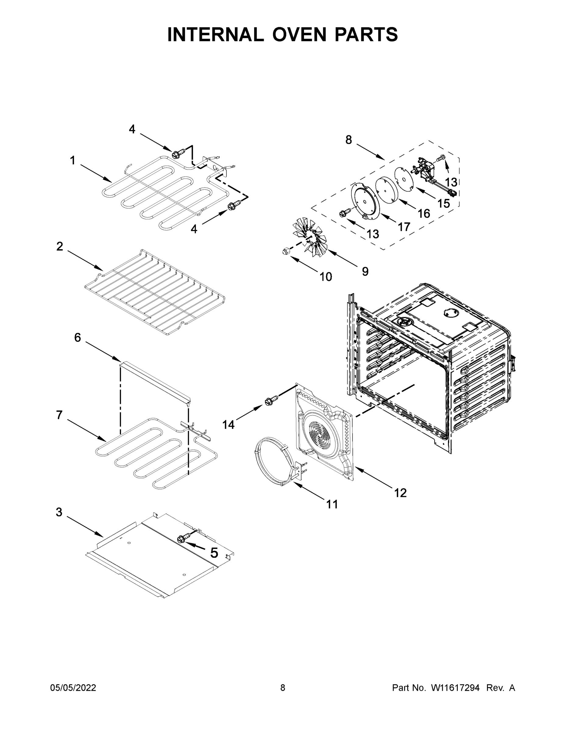 05 - INTERNAL OVEN PARTS