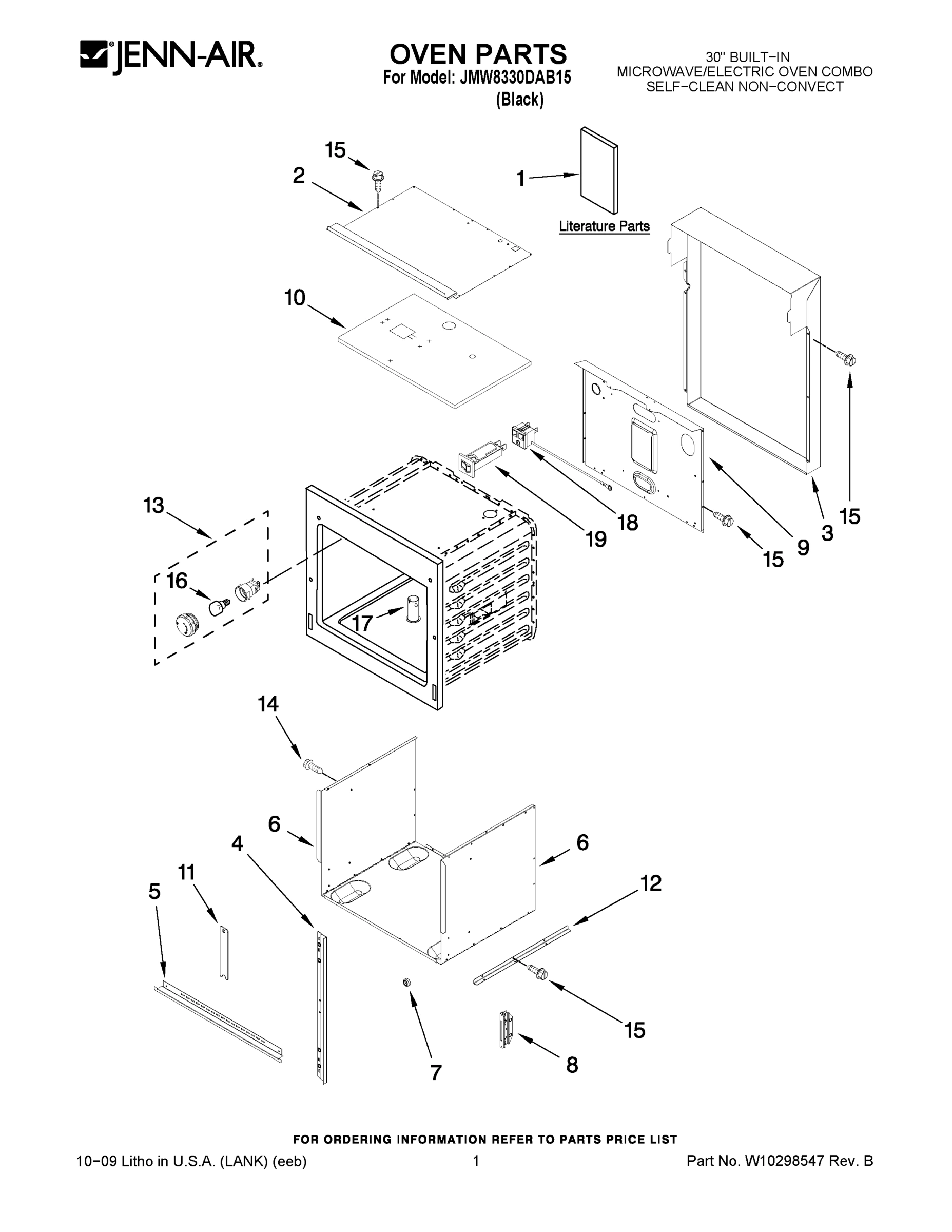 01 - OVEN PARTS