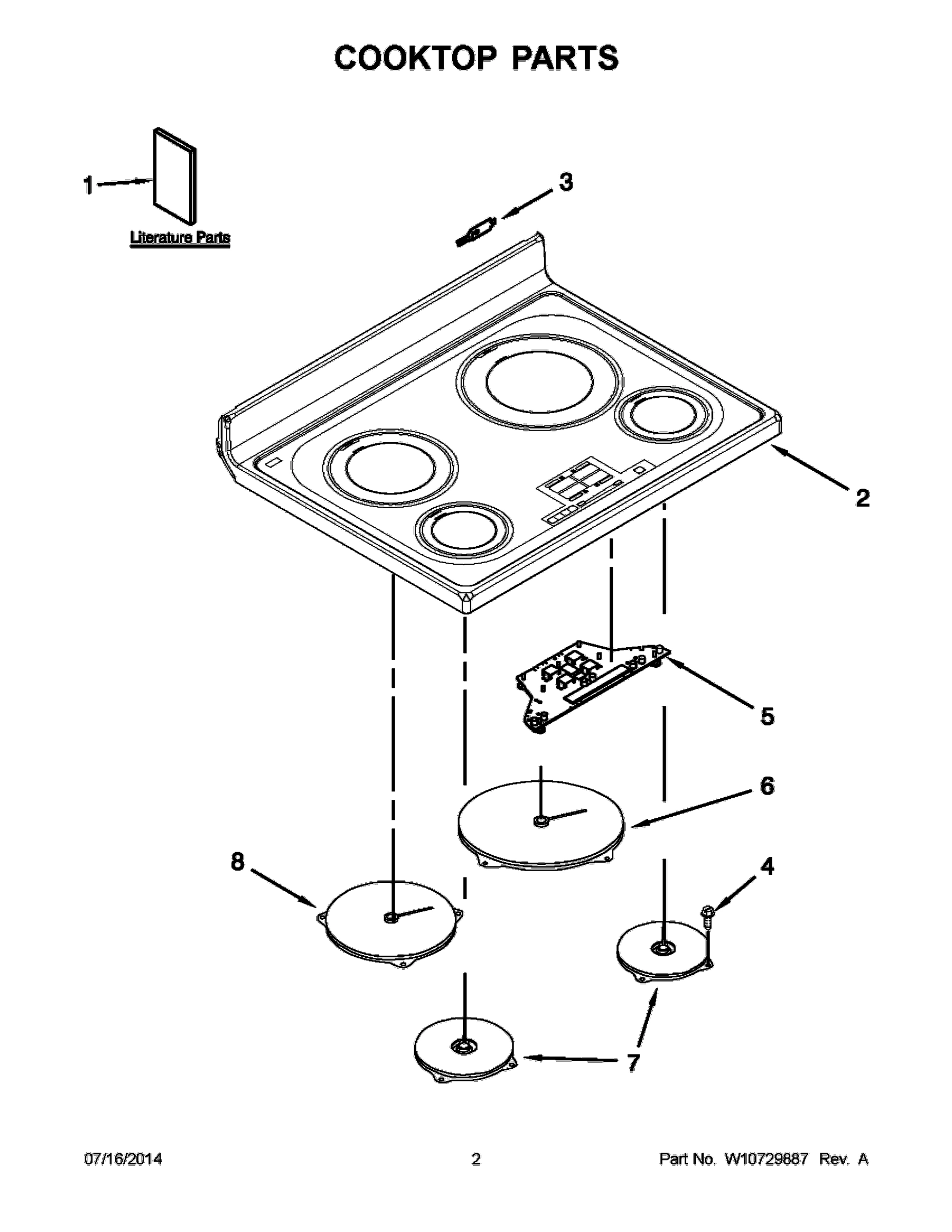 02 - COOKTOP PARTS