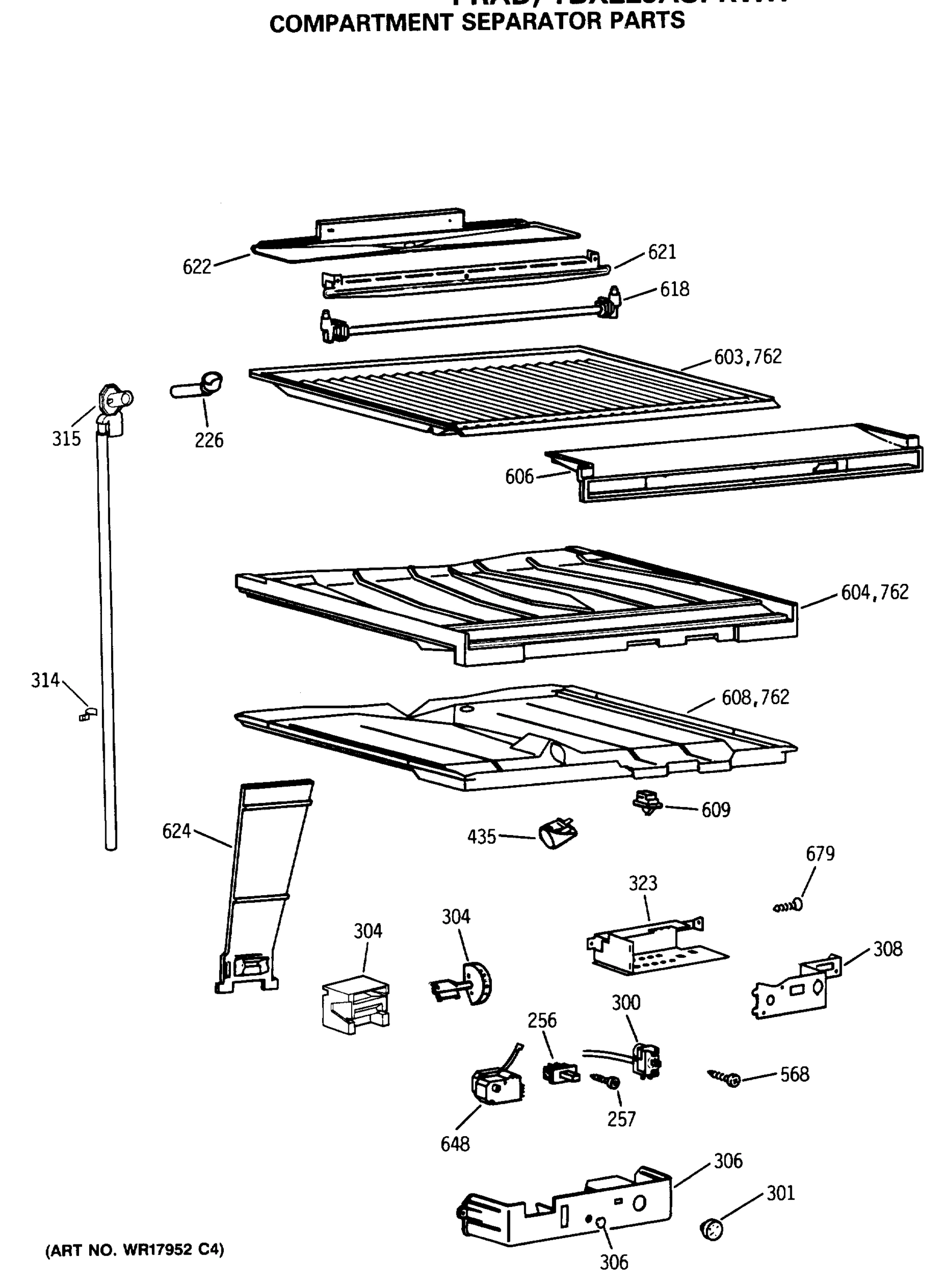 COMPARTMENT SEPARATION PARTS