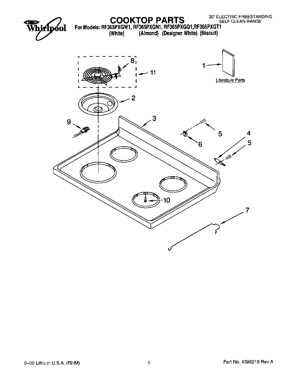 01 - COOKTOP, LITERATURE
