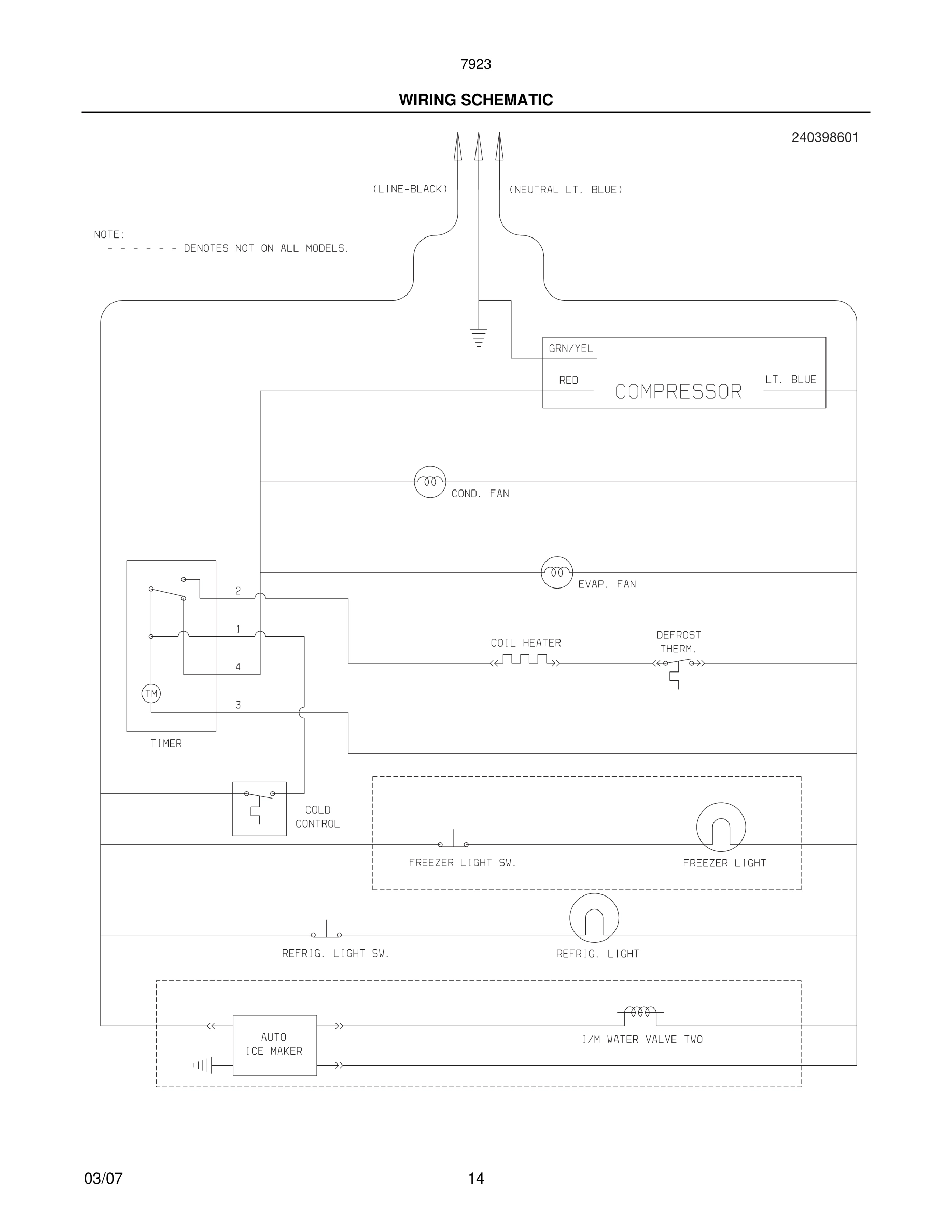 14 - WIRING SCHEMATIC
