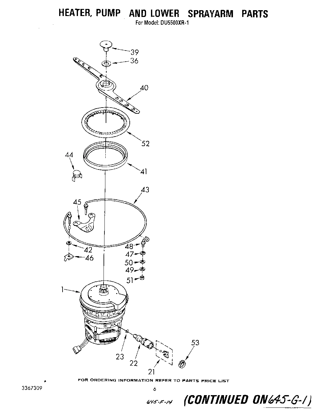 04 - HEATER, PUMP AND LOWER SPRAYARM