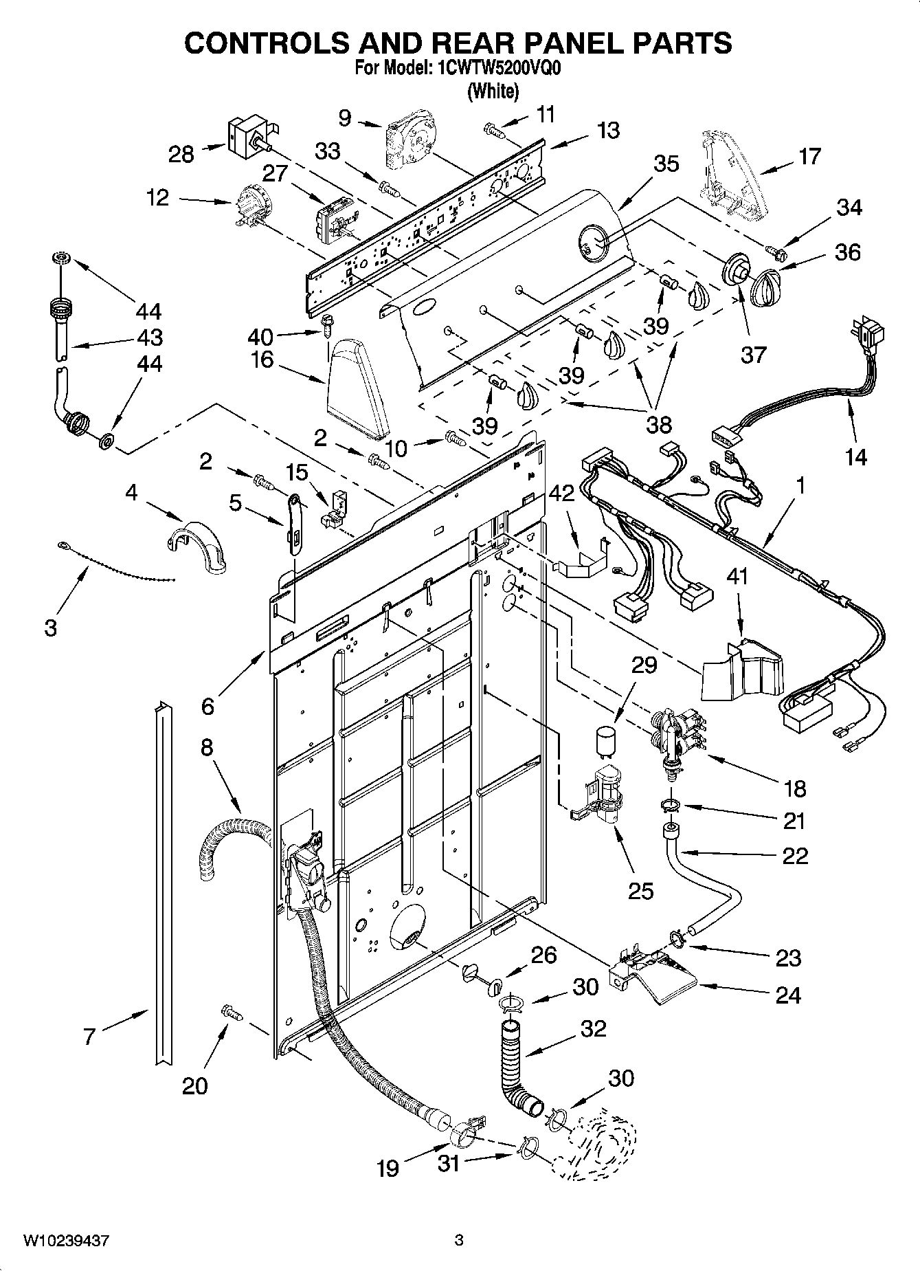 02 - CONTROLS AND REAR PANEL PARTS