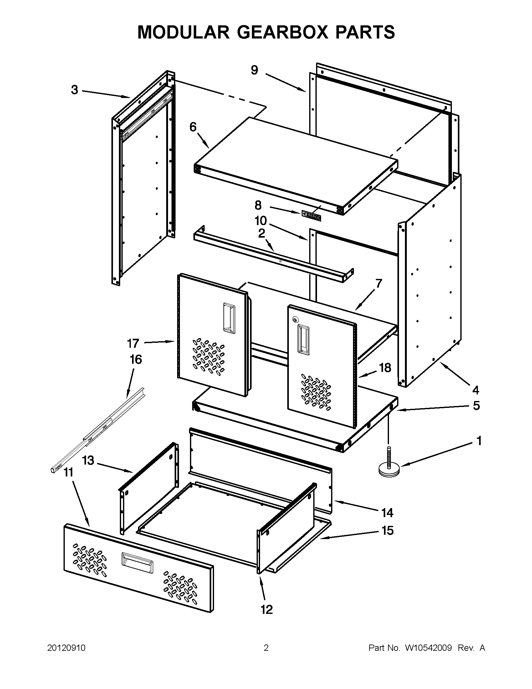 01 - MODULAR GEARBOX PARTS