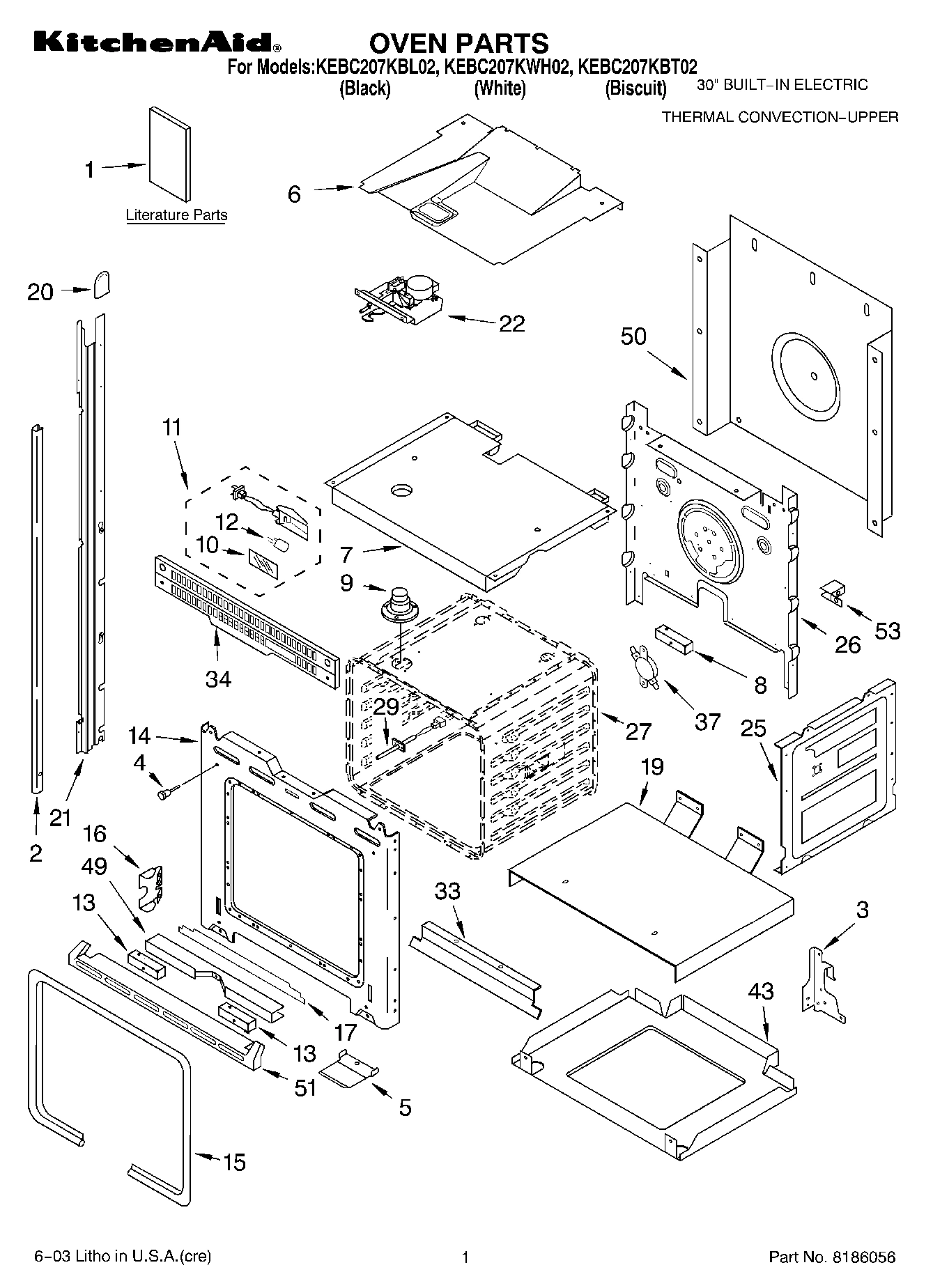 01 - OVEN PARTS