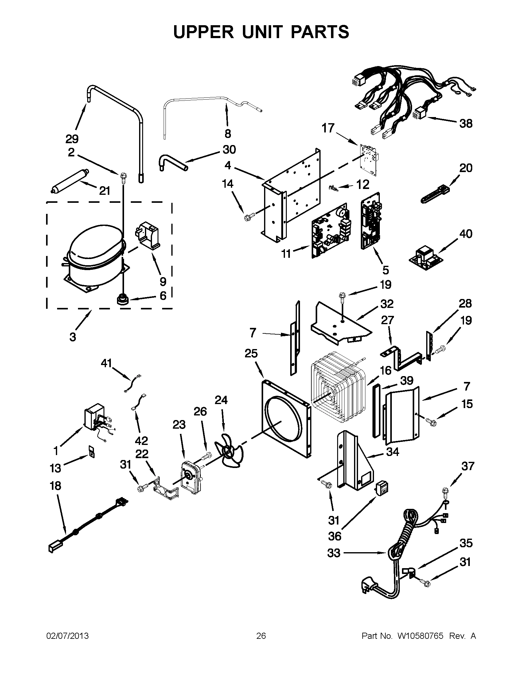 13 - UPPER UNIT PARTS