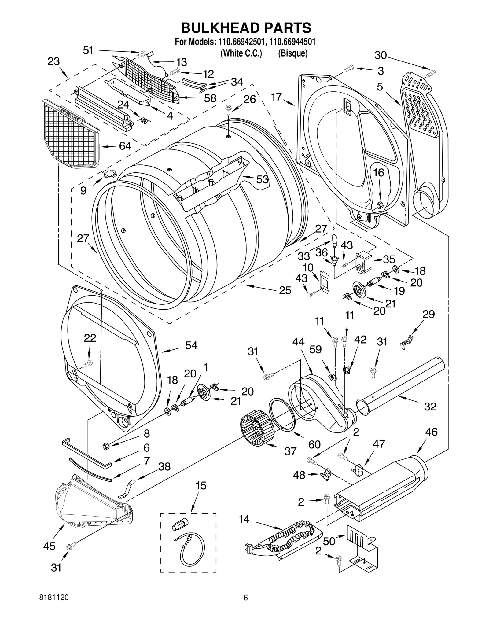 BULKHEAD PARTS
