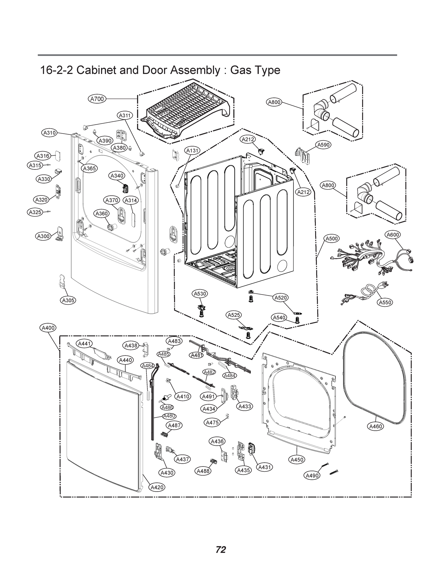 CABINET AND DOOR ASSEMBLY