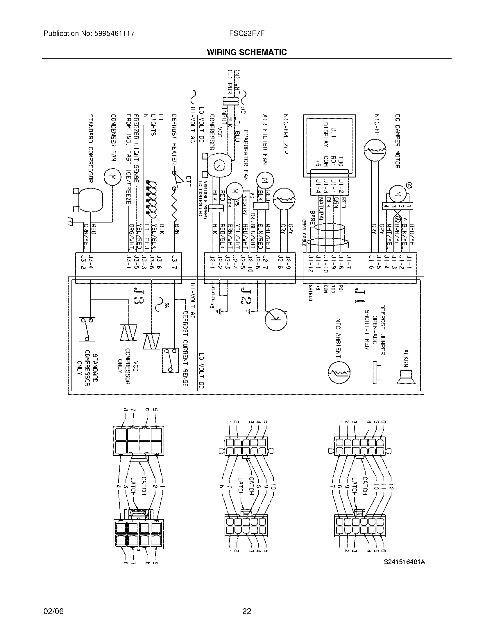 22 - WIRING SCHEMATIC