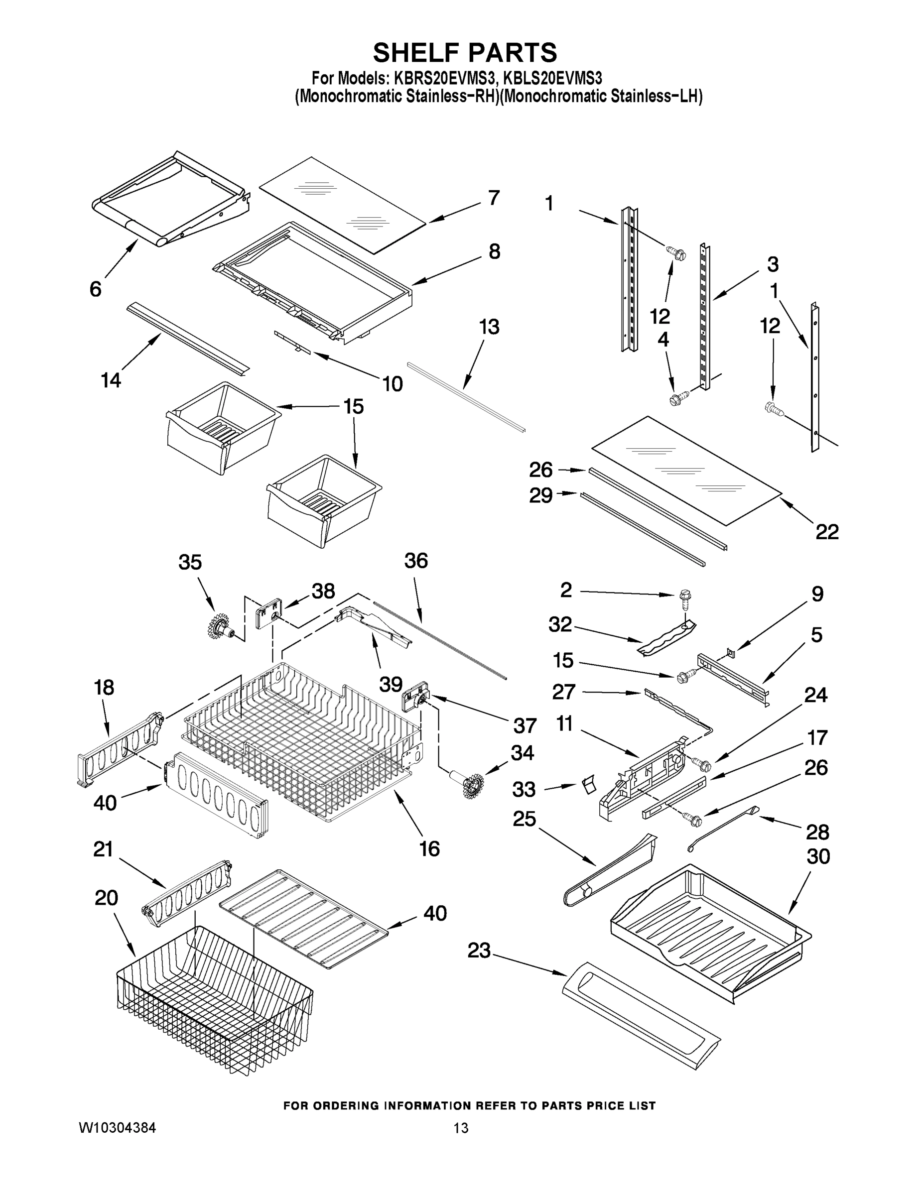 07 - SHELF PARTS
